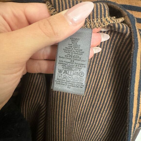 John Varvatos Striped Brown Men's Shirt - Picture 7 of 8